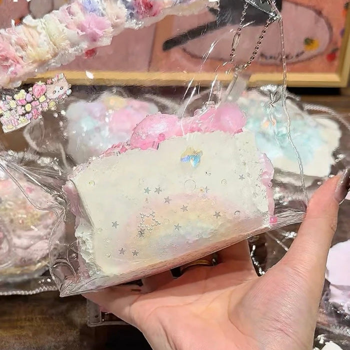 Kengkeng Studio "Rainbow Big Toast" Squishy stress relief toy