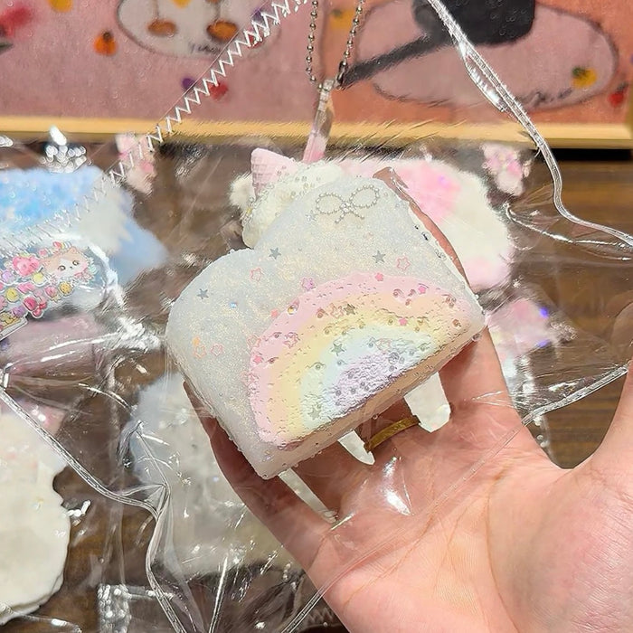 Kengkeng Studio "Rainbow Mini Toast" Squishy stress relief toy