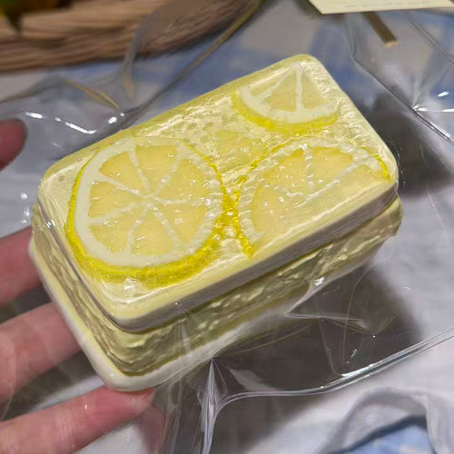 Betty Diary🍋 "Lemon Milk Ice Cream Sandwich Bread" Squishy stress relief toy
