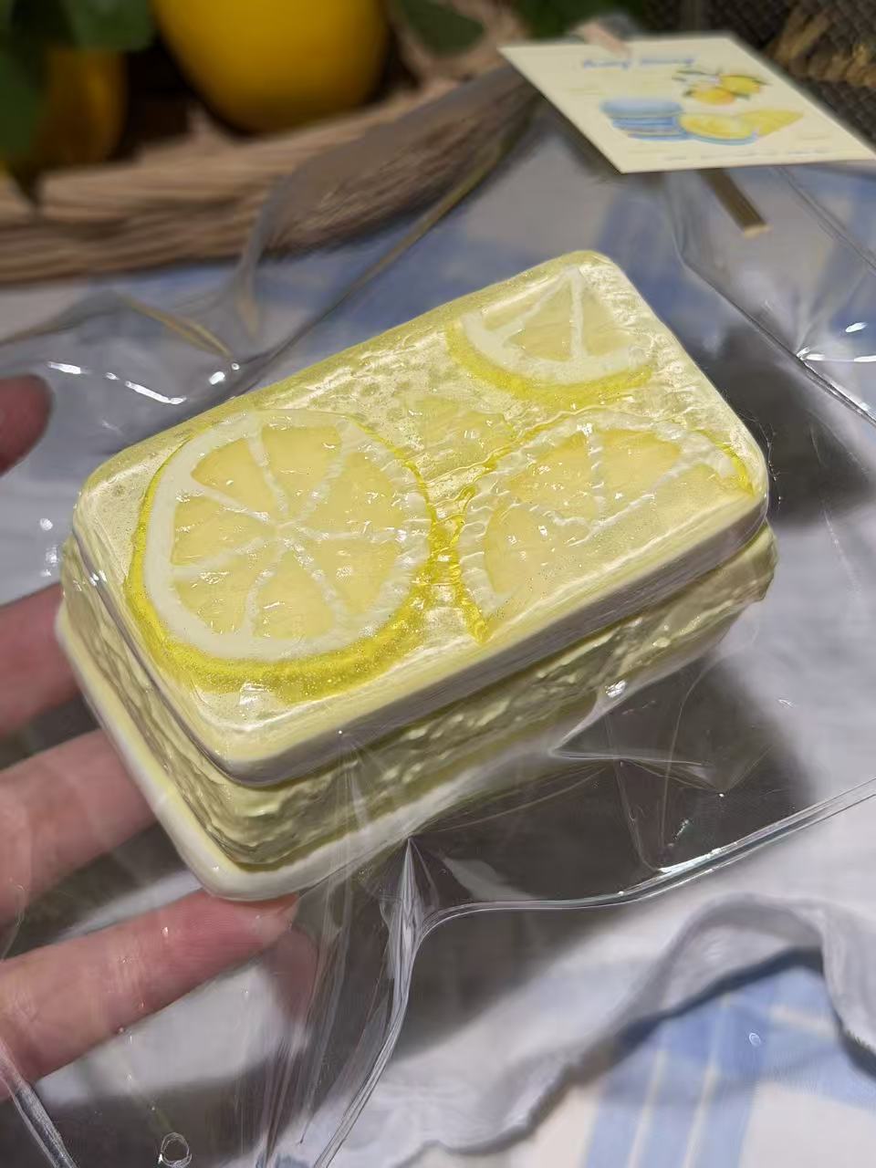 Betty Diary🍋「レモンミルクアイスサンドパン」 Squishy stress relief toy
