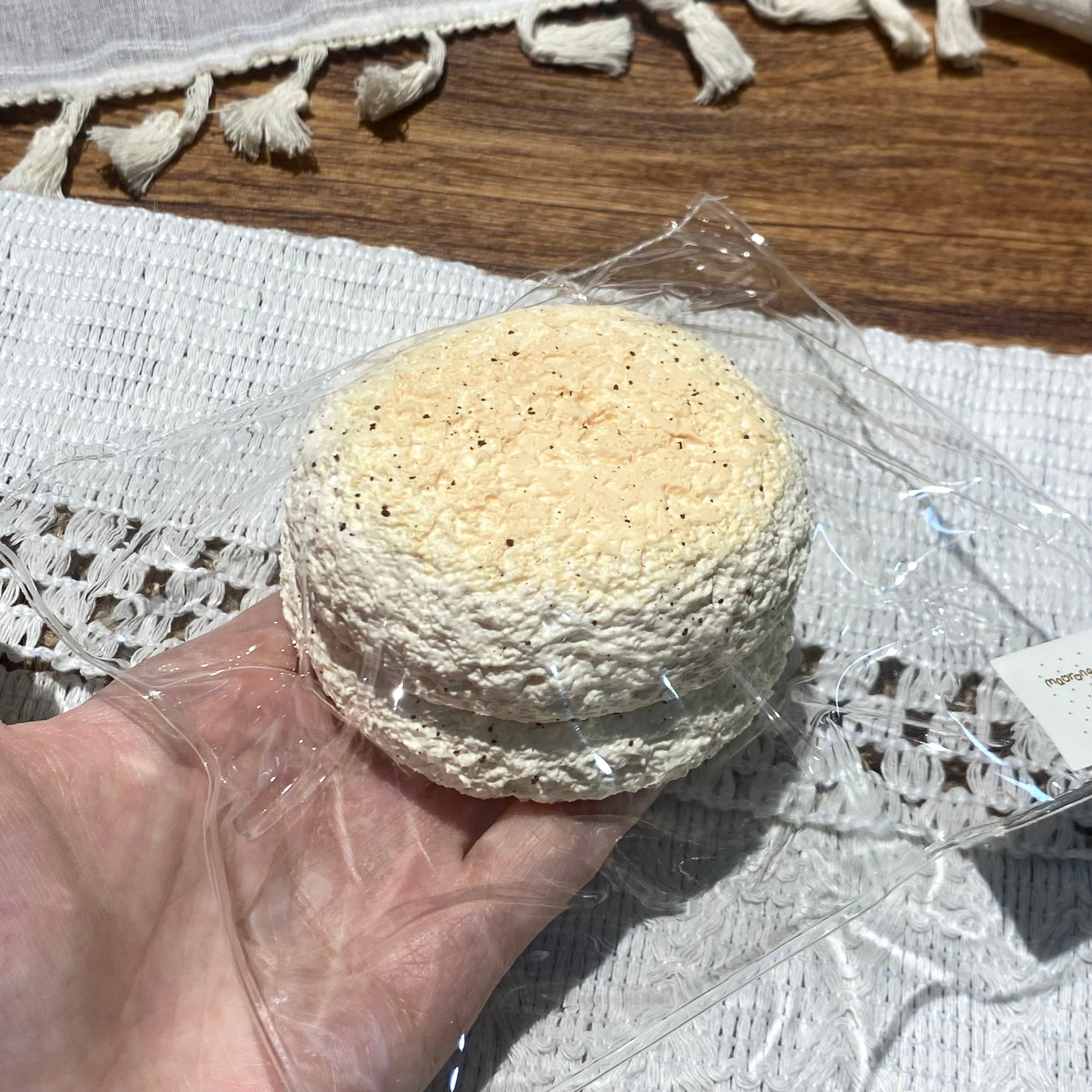 【Double-layer Round Toast】Squishy stress relief toy