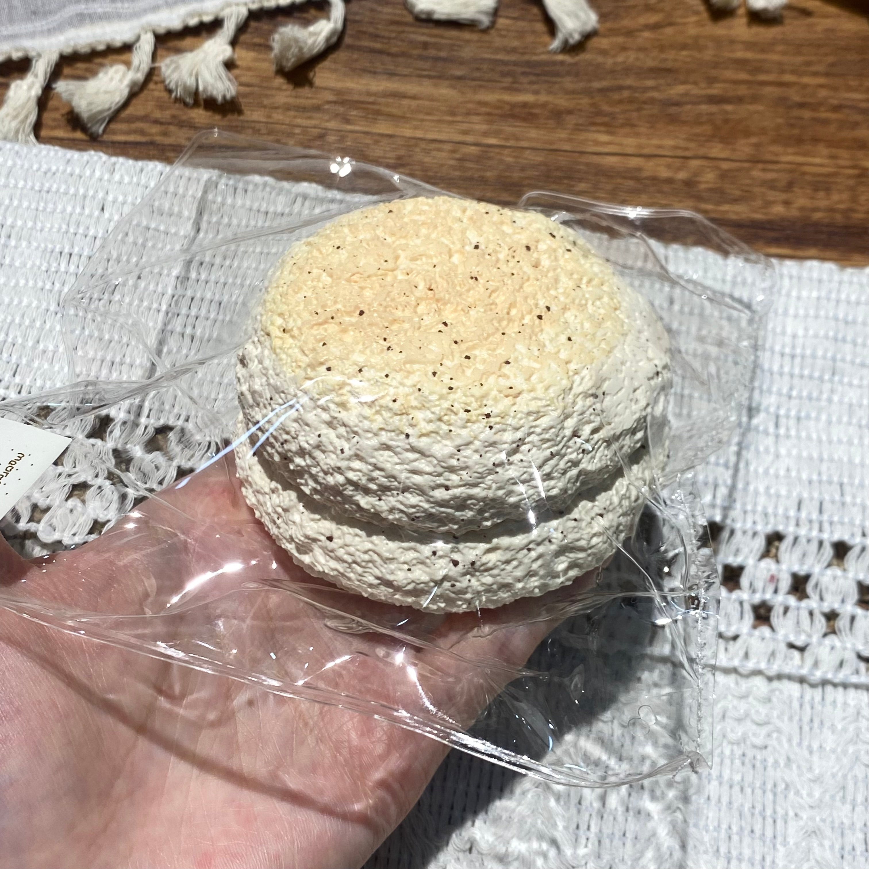 【Double-layer Round Toast】Squishy stress relief toy