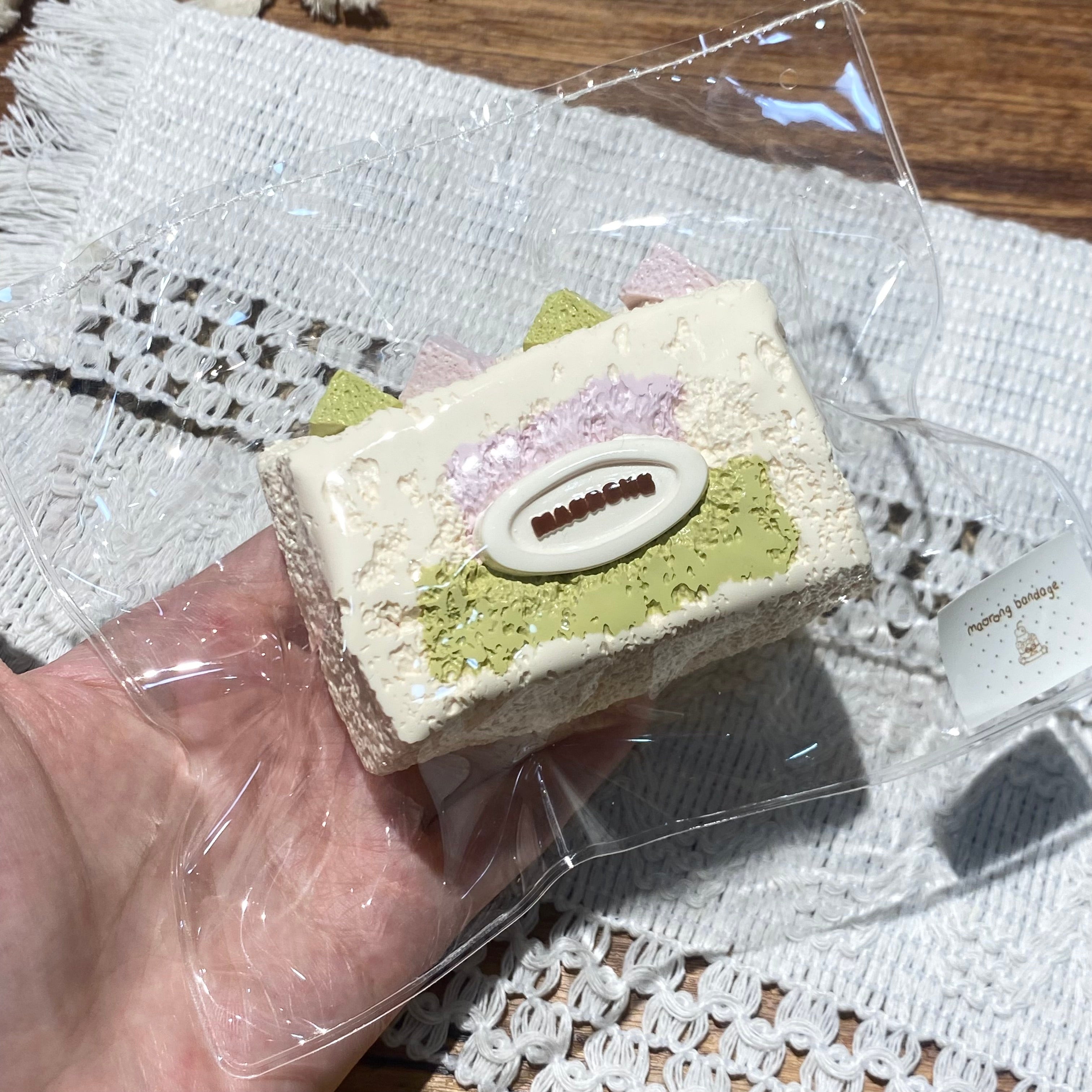 【Matcha Taro Mini Toast】Squishy stress relief toy