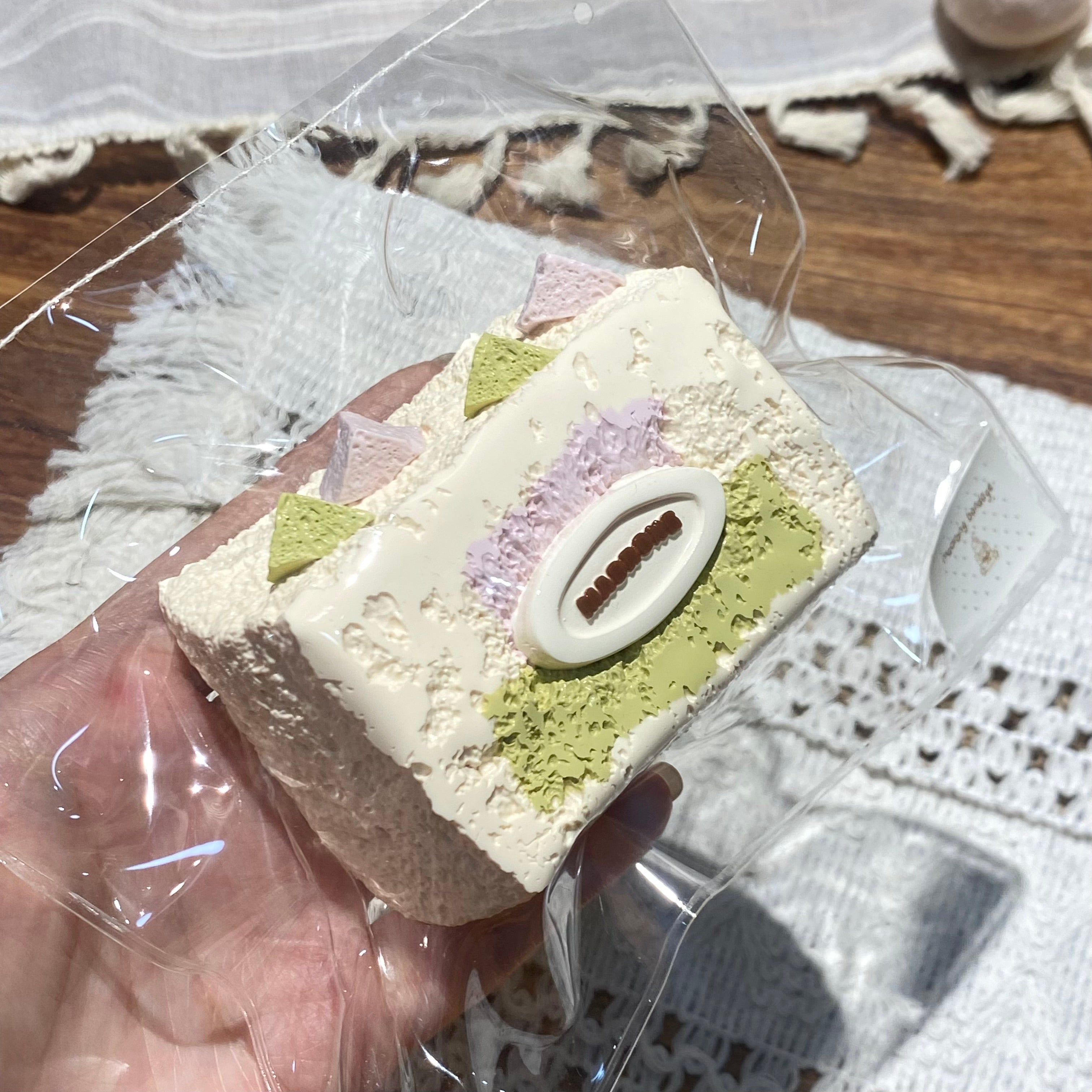 【Matcha Taro Mini Toast】Squishy stress relief toy