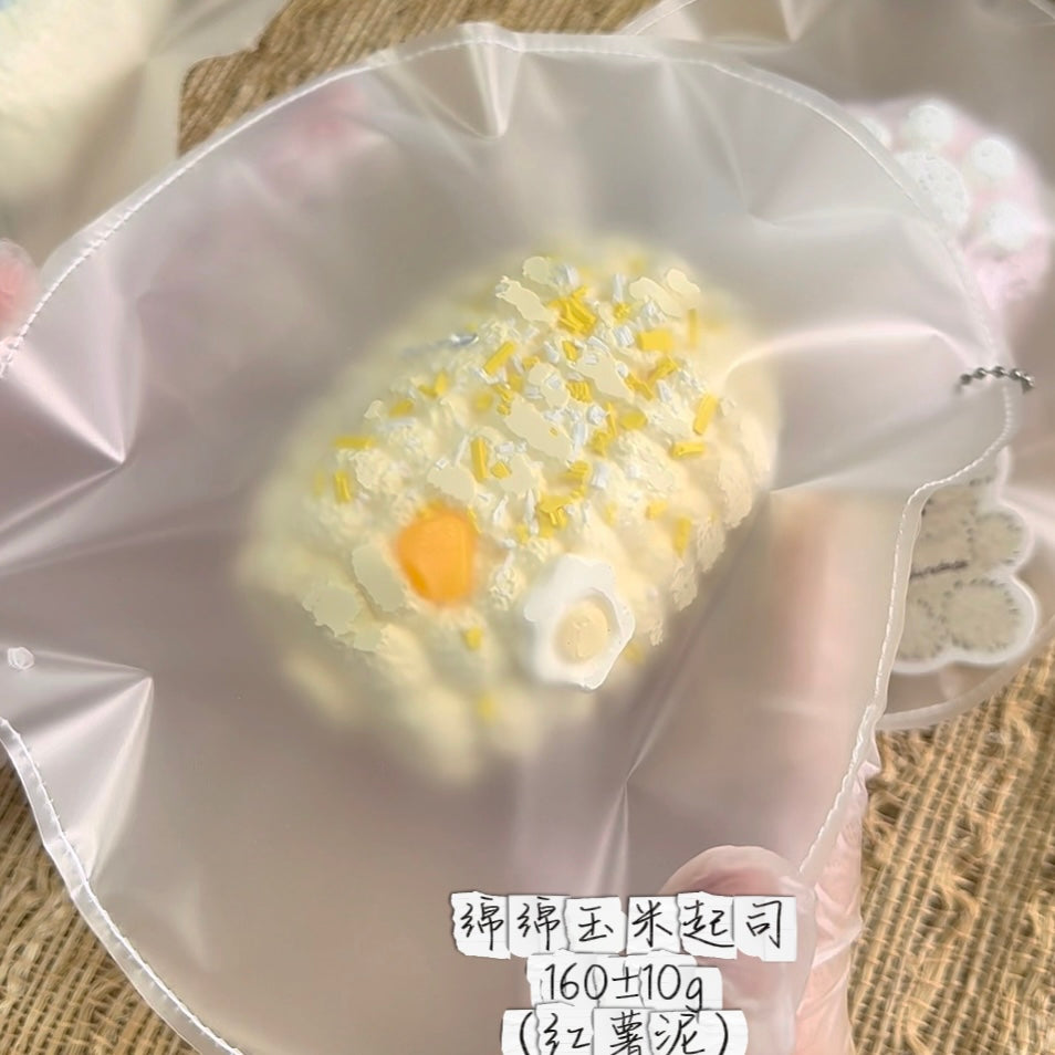 Suredodo さつまいもペースト【もちもちコーンチーズ】 Squishy stress relief toy