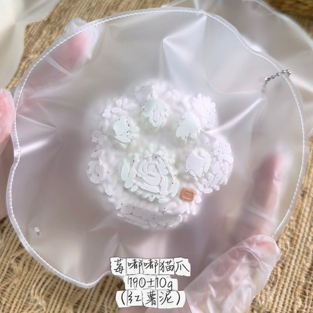 Suredodo さつまいもペースト【ベリーもちもち猫の手】 Squishy stress relief toy