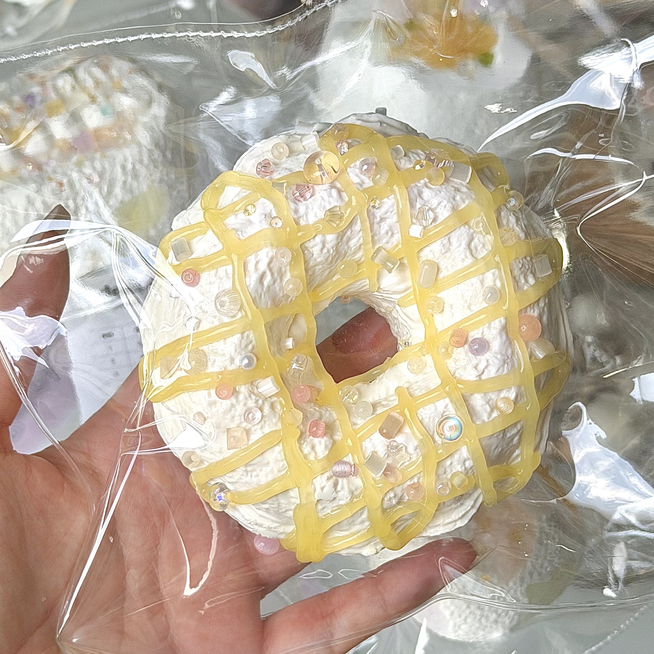 Duozai【Pineapple Donut】Squishy stress relief toy