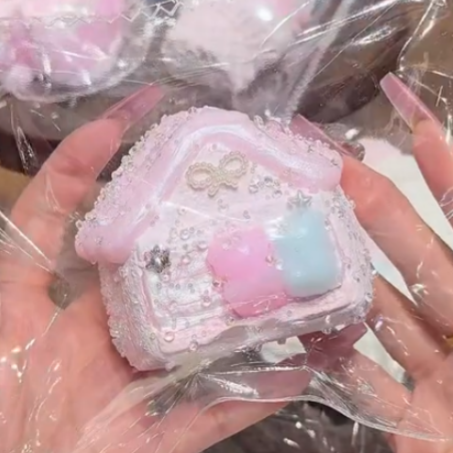 kengkeng soft‑curd mousse‑like texture【Little Bear's Home】 Squishy stress relief toy