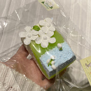 【Diagonally Sliced Jasmine Cream Toast】Squishy Stress Relief Toy