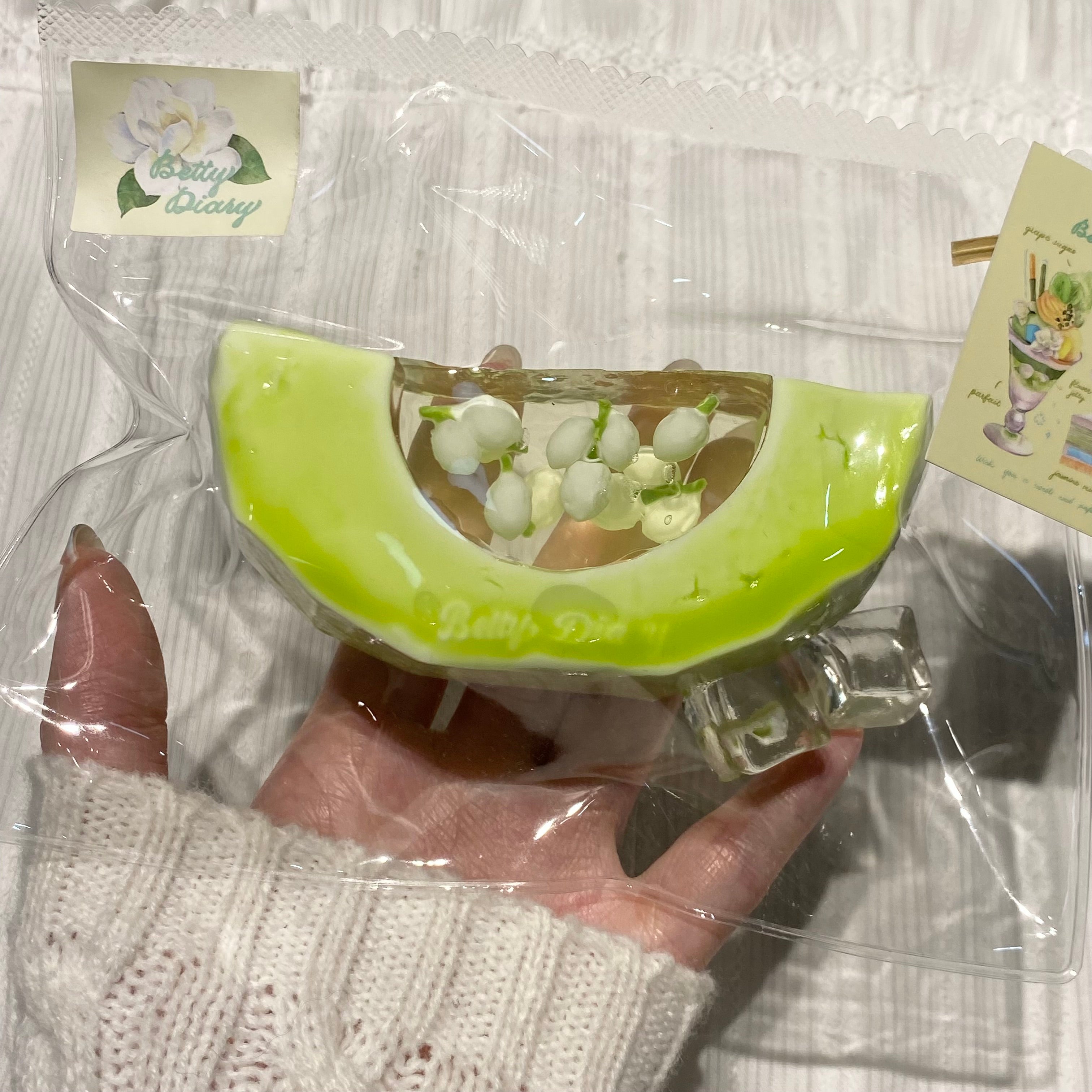 【Jasmine Jelly and Melon】Squishy Stress Relief Toy