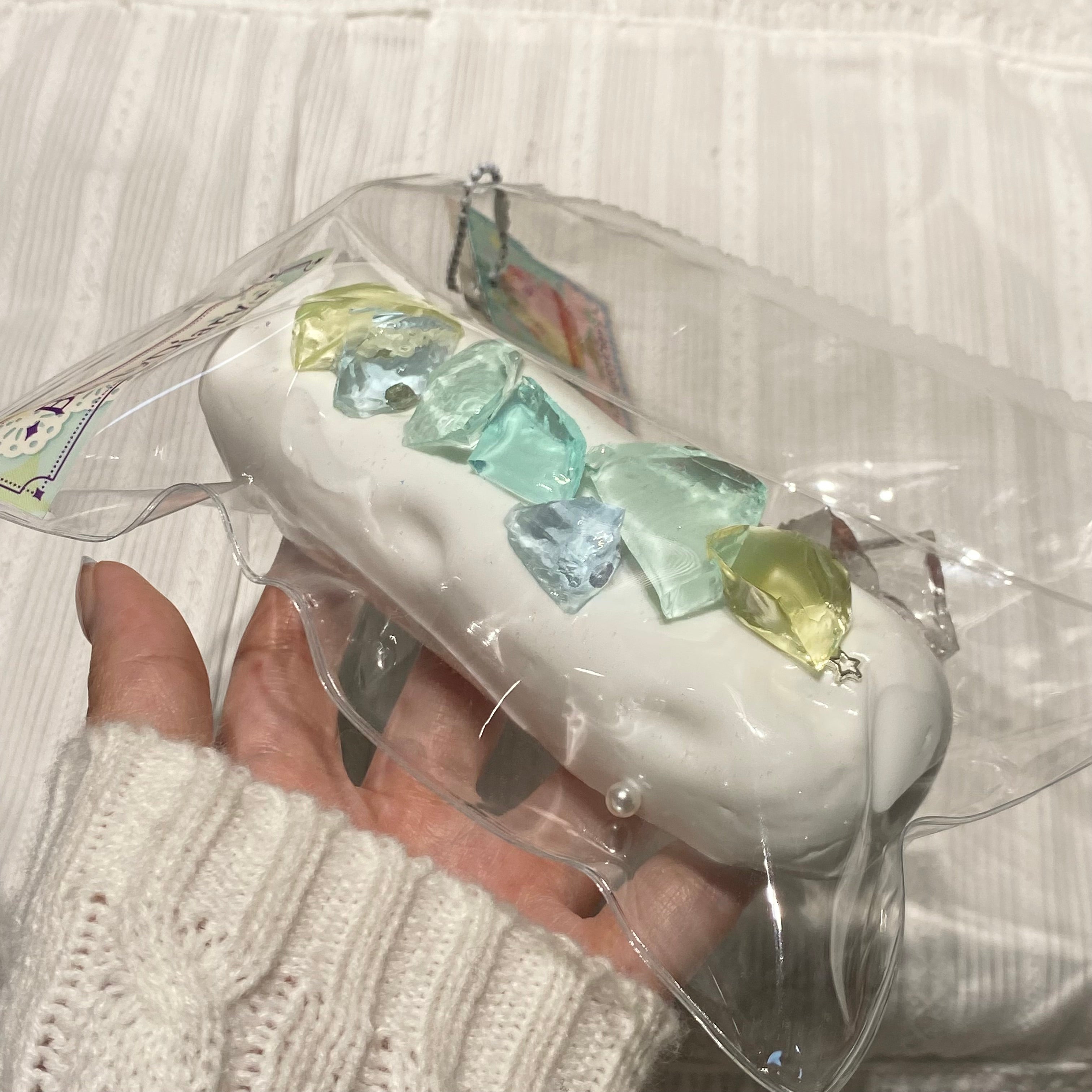 【Colorful Gemstone Milk Cake Bar】Squishy stress relief toy