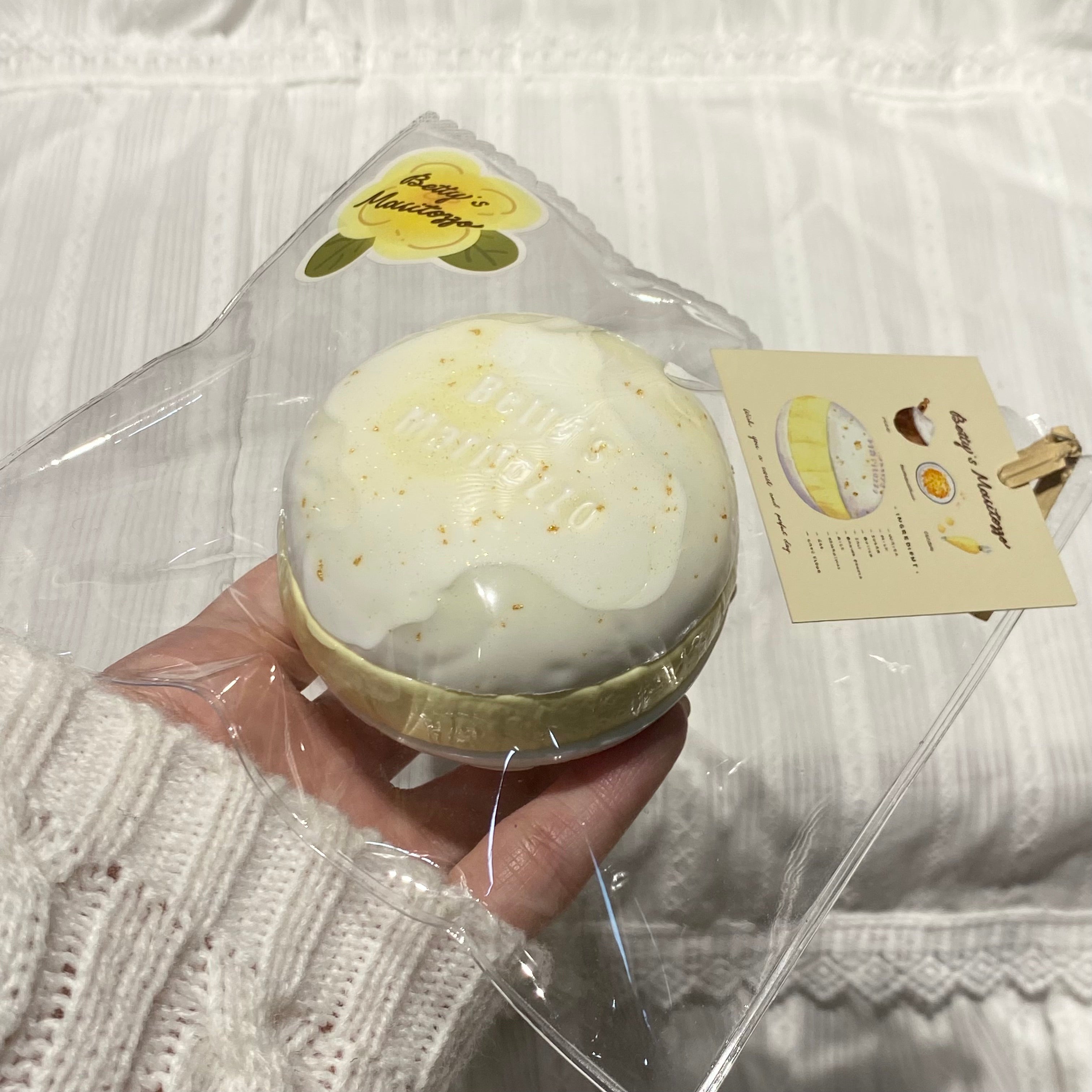 【Osmanthus Jelly Cream Cake】Squishy Stress Relief Toy