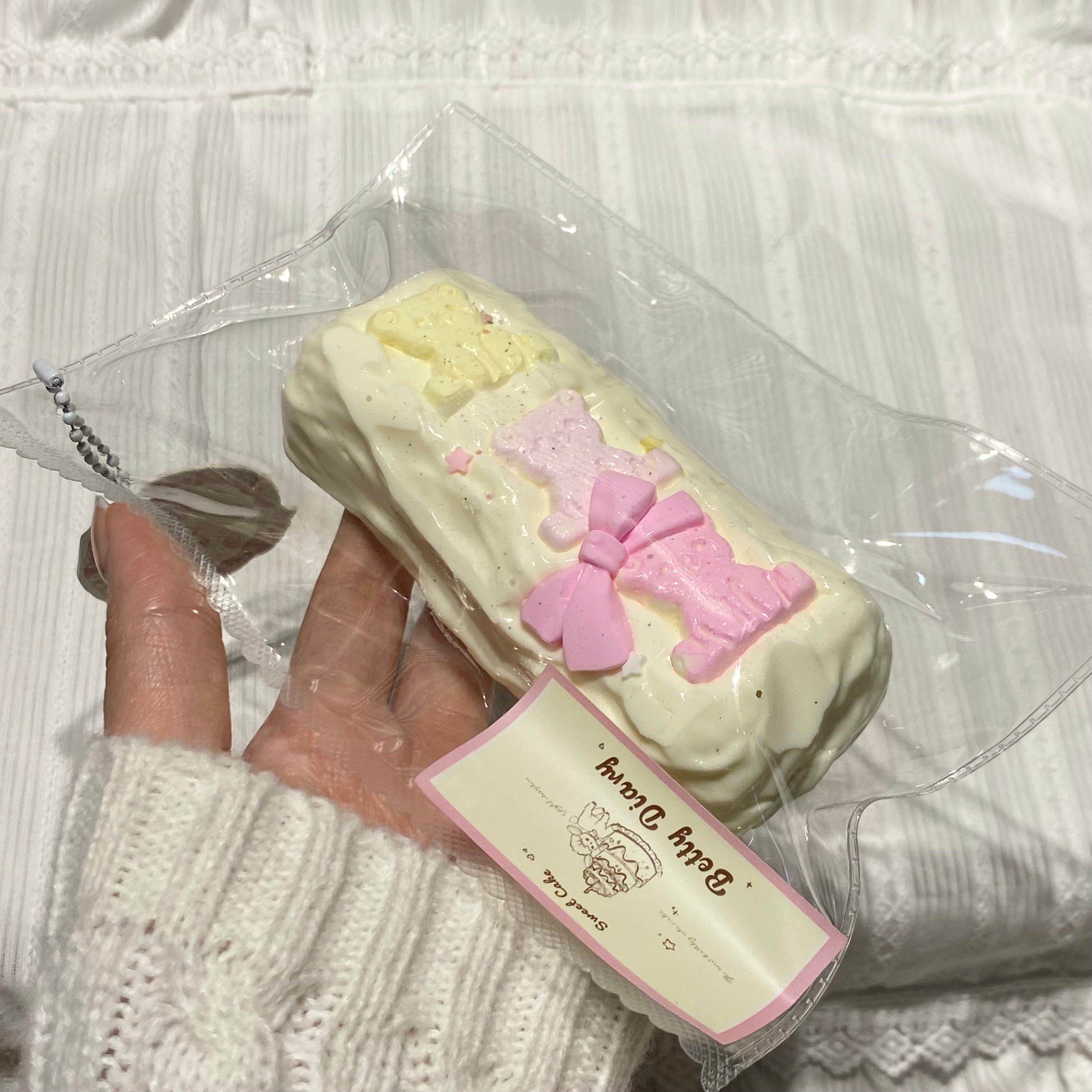 【Bear Cheese Stick】Squishy stress relief toy