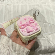 【Pink Ribbon Toast】Squishy Stress Relief Toy