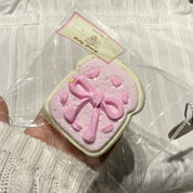 【Pink Ribbon Toast】Squishy Stress Relief Toy