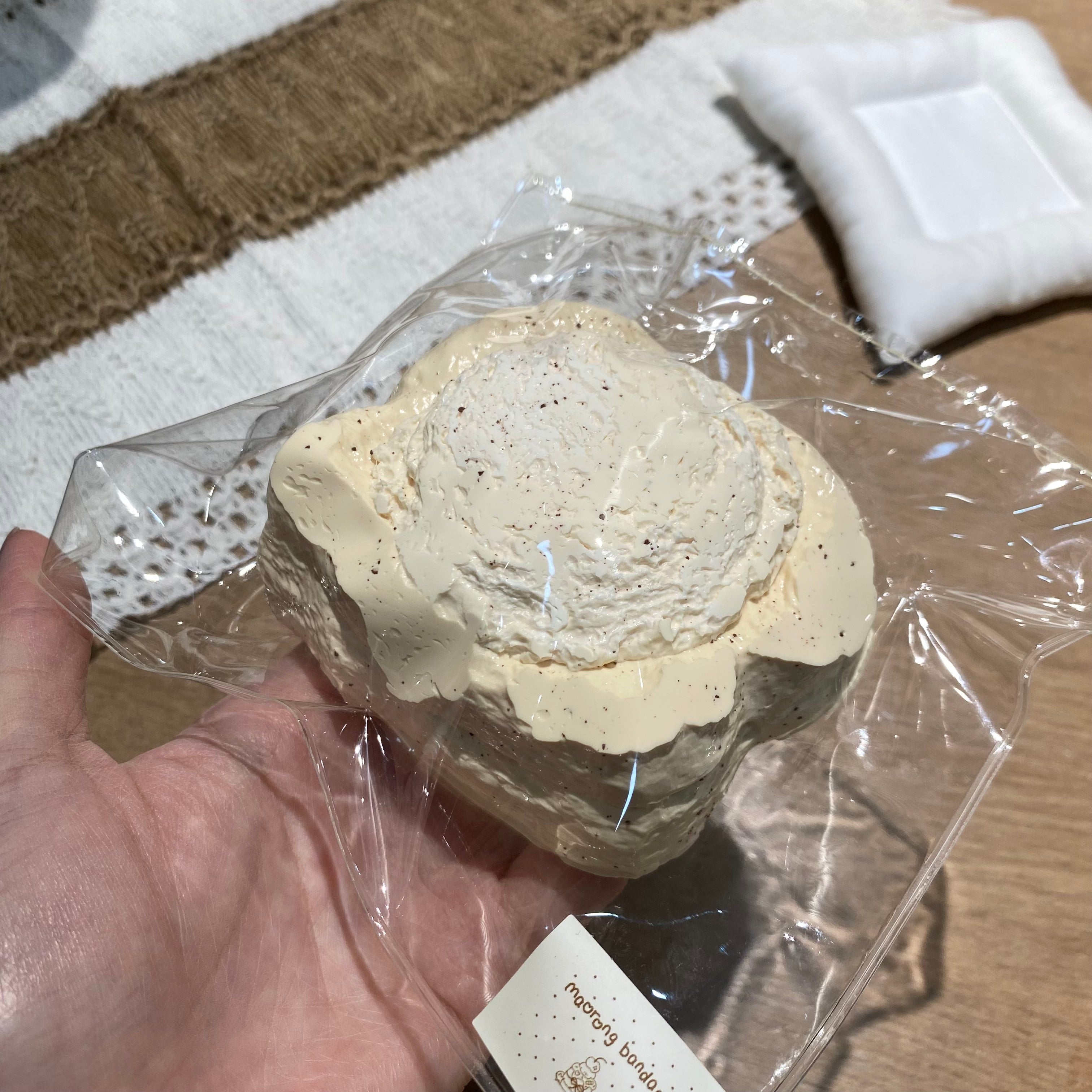 【Three-layer toast ice cream】Squishy Stress Relief Toy