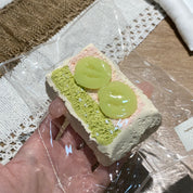 【Banjirou and Green Grape Toast】Squishy Stress Relief Toy