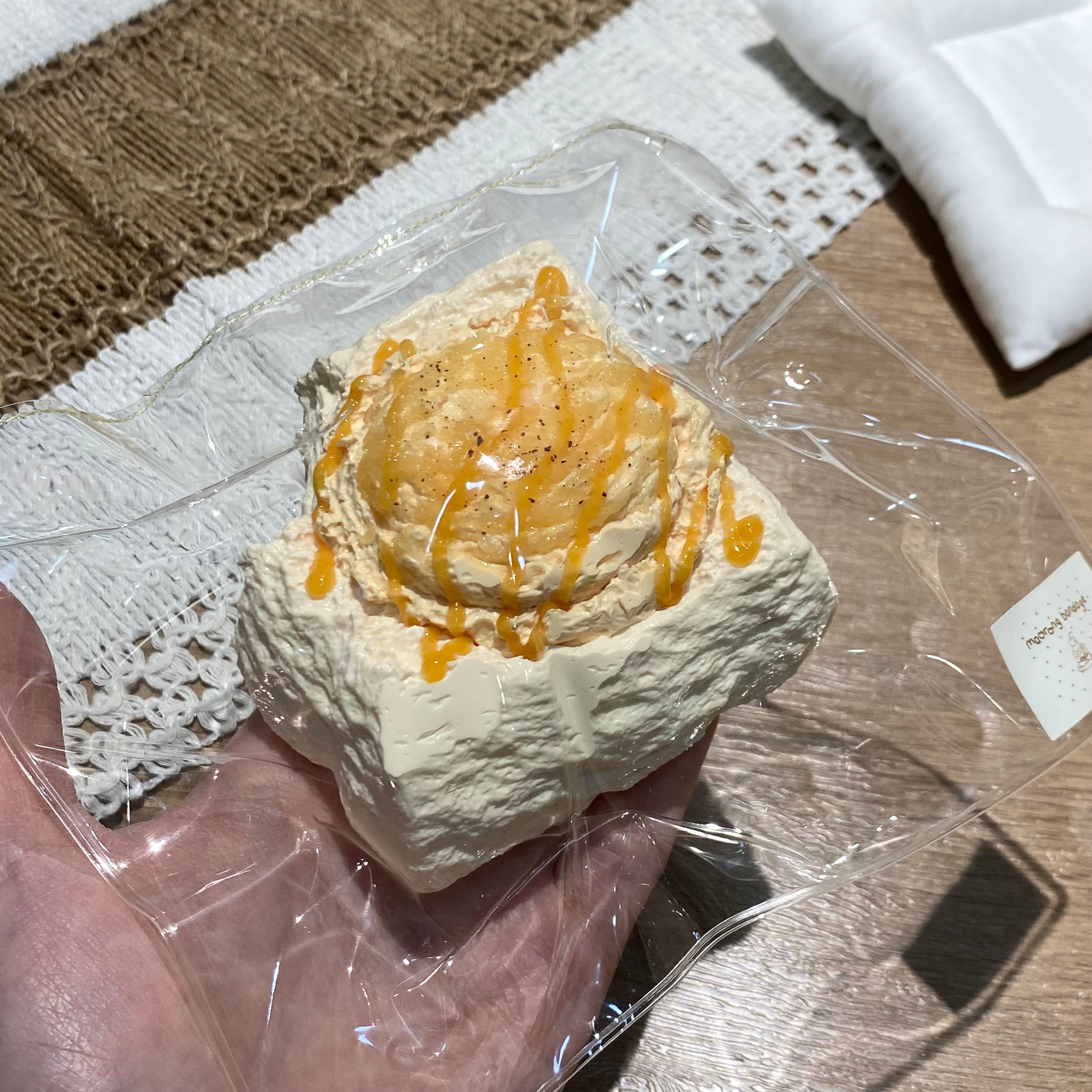 【Ice Cream Sauce Toast】 Squishy Stress Relief Toy