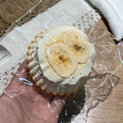 【Banana slice cream pudding】Squishy Stress Relief Toy