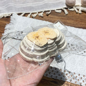 【Banana slice cream toast】Squishy stress relief toy