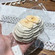 【Banana slice cream toast】Squishy stress relief toy