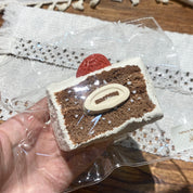 【Strawberry Toast with Chocolate Chips】Squishy stress relief toy