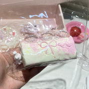 【Peach Cream Swiss Roll】Squishy Stress Relief Toy