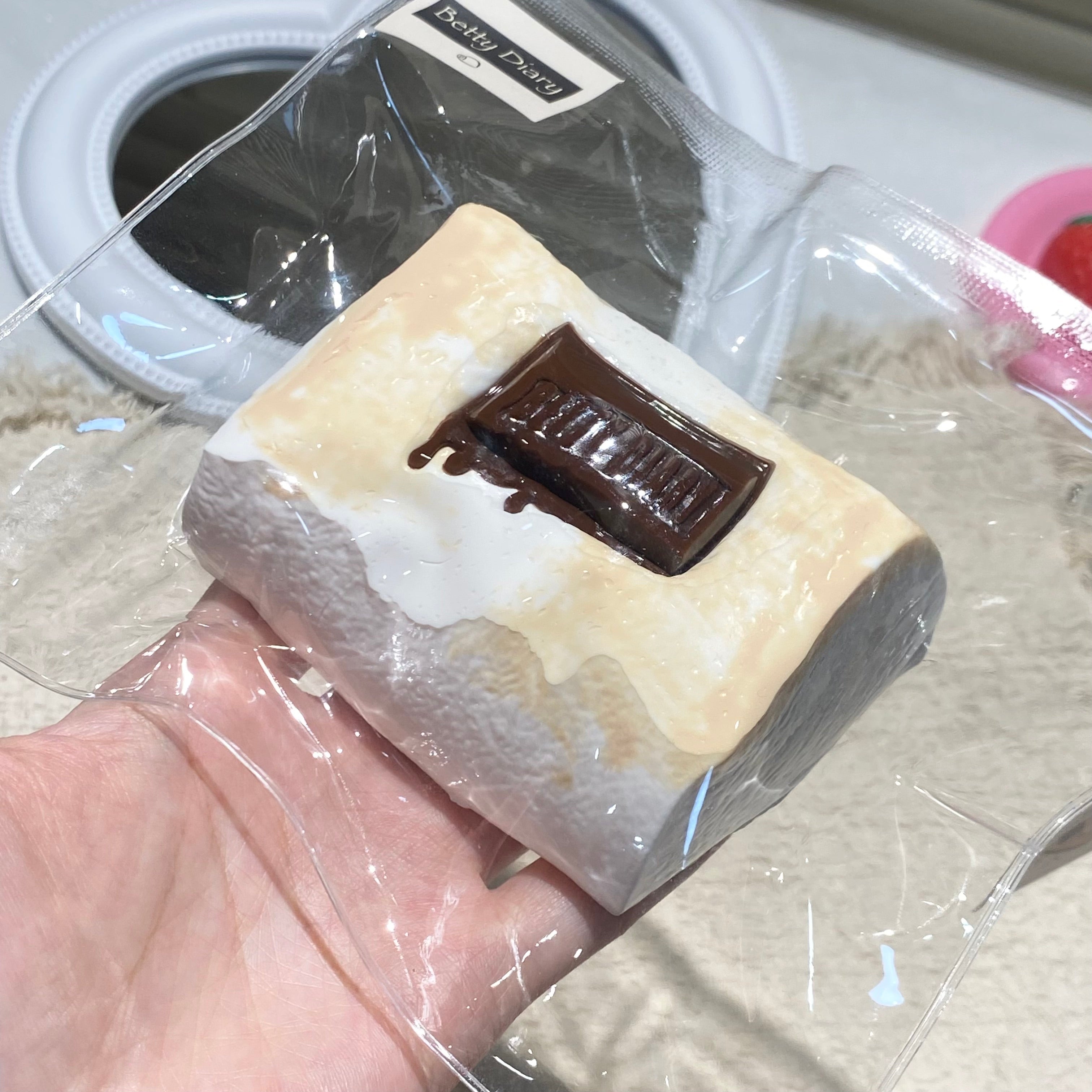 【Caramel Chocolate Marshmallow】Squishy Stress Relief Toy