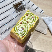 【Matcha Red Bean Shredded Toast】Squishy stress relief toy