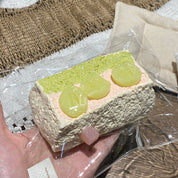 【Large toast with green grape and guava】Squishy stress relief toy