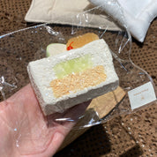 【Orange and Shine Muscat Toast】Squishy stress relief toy