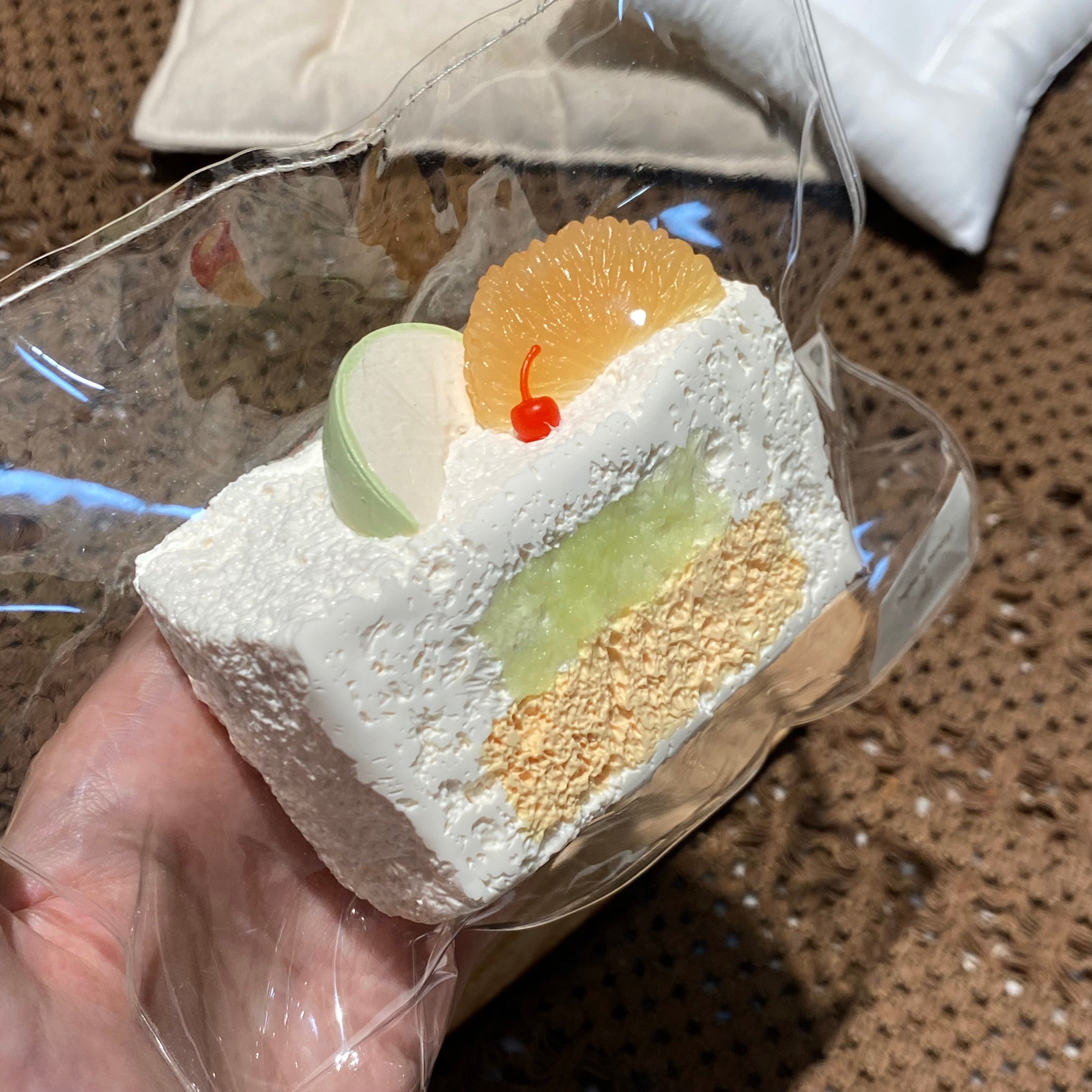 【Orange and Shine Muscat Toast】Squishy stress relief toy