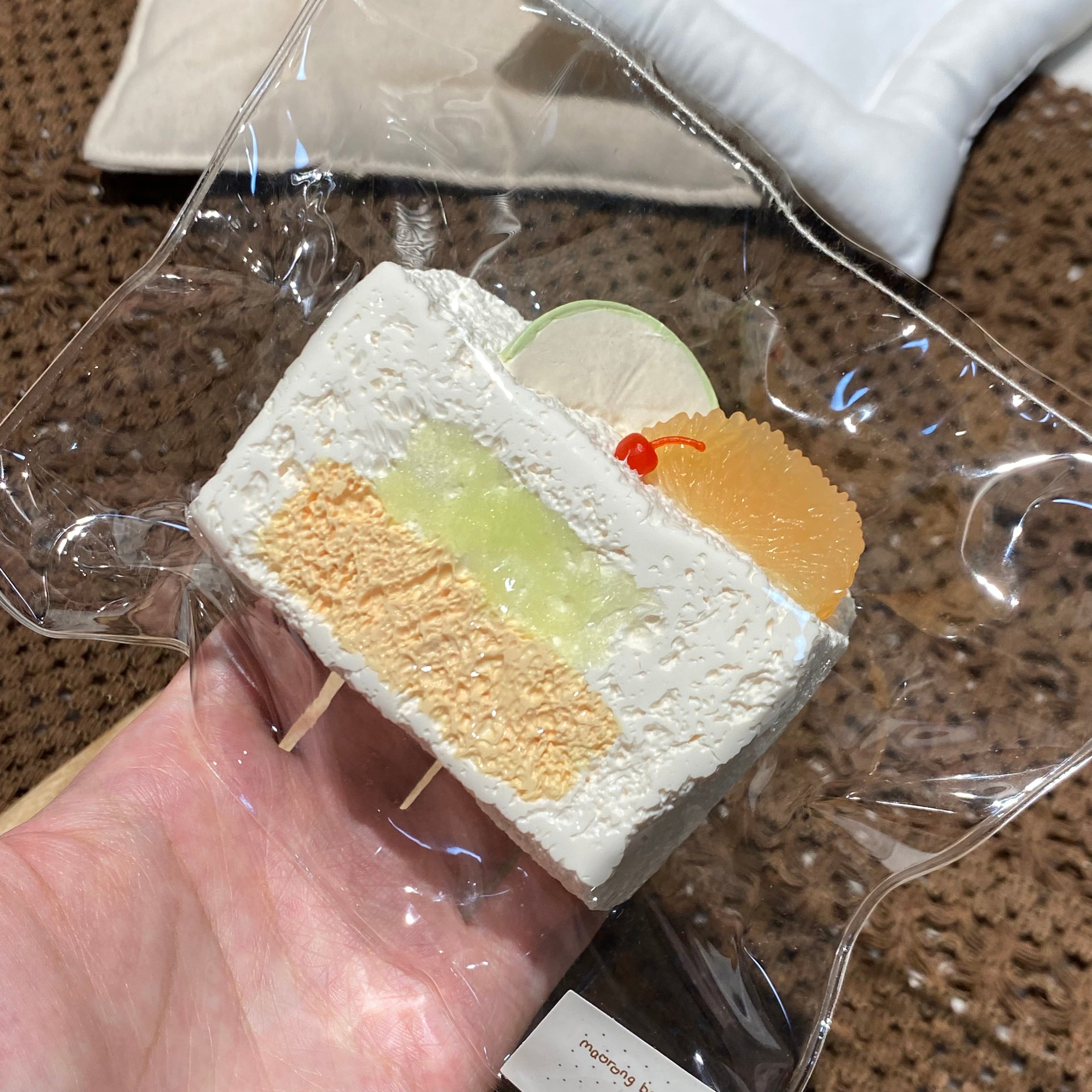 【Orange and Shine Muscat Toast】Squishy stress relief toy