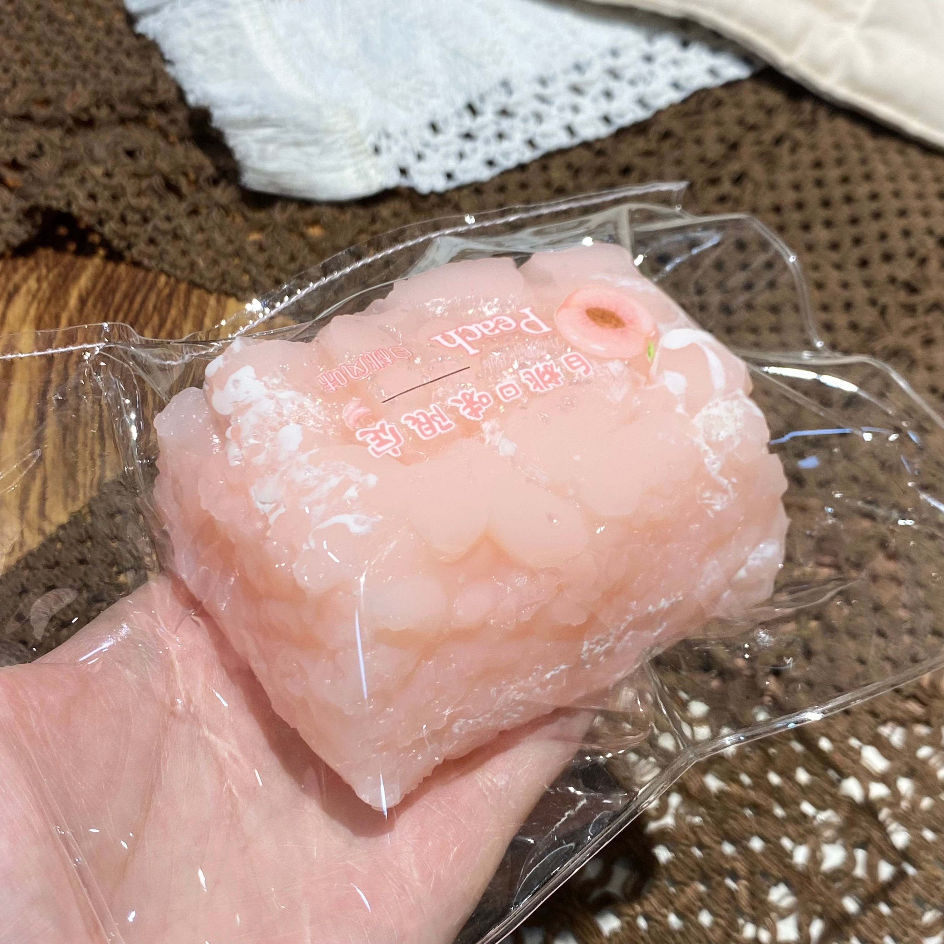 【Peach Juice Sachima】Squishy stress relief toy