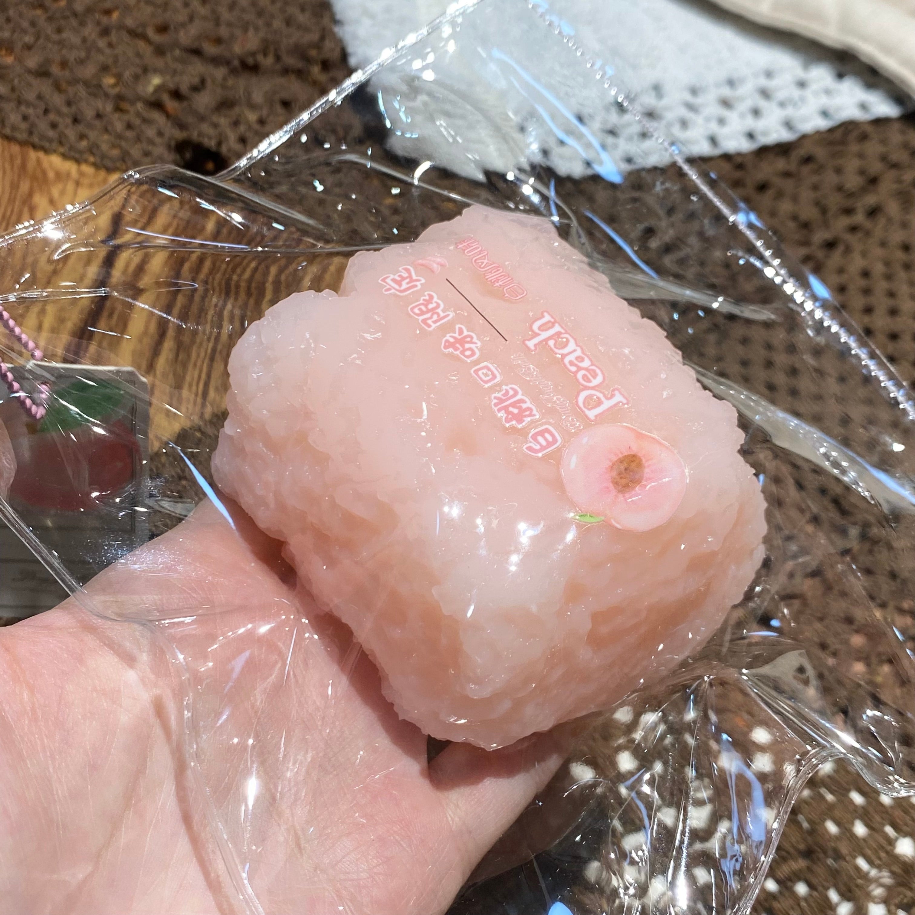 【Peach Juice Gummy Candy】 Squishy Stress Relief Toy