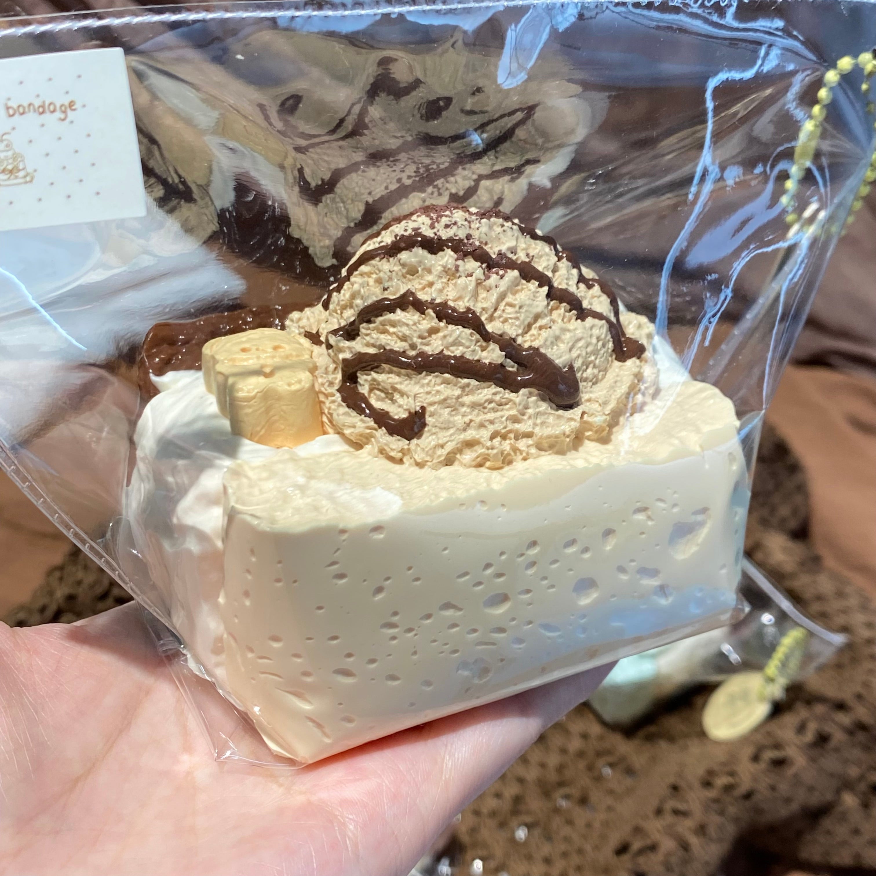 【MAORONG  Ice Cream Toast】Squishy Stress Relief Toy