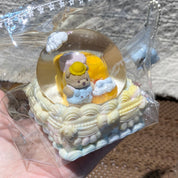 【Butter Cheese Bear Crystal Ball】Squishy stress relief toy