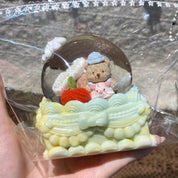 【Cherry Cake Bear Crystal Ball】Squishy stress relief toy