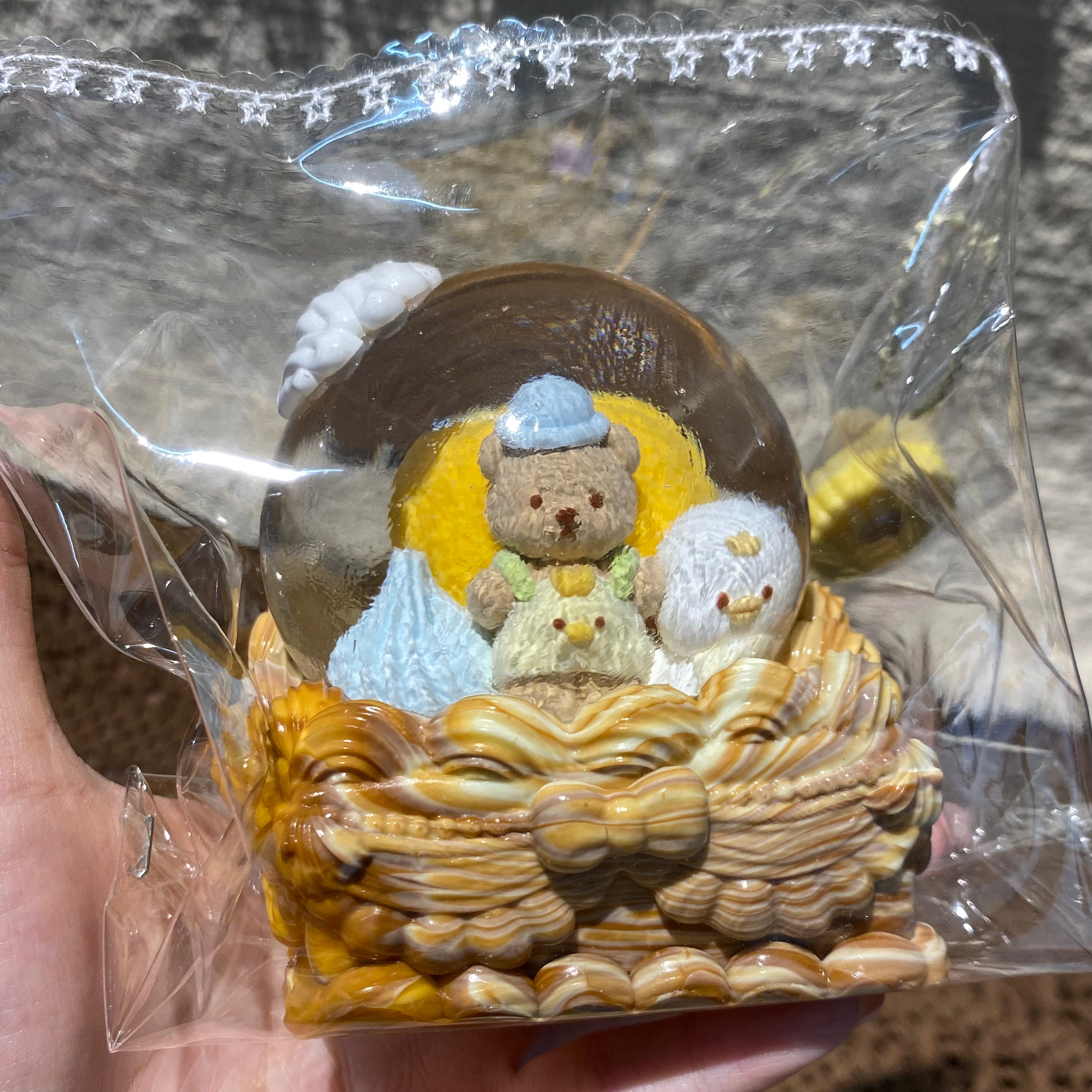 「クマのオルゴールガラス玉」 Squishy stress relief toy