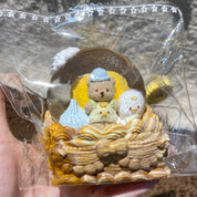 【Pumpkin Bear Crystal Ball】Squishy stress relief toy