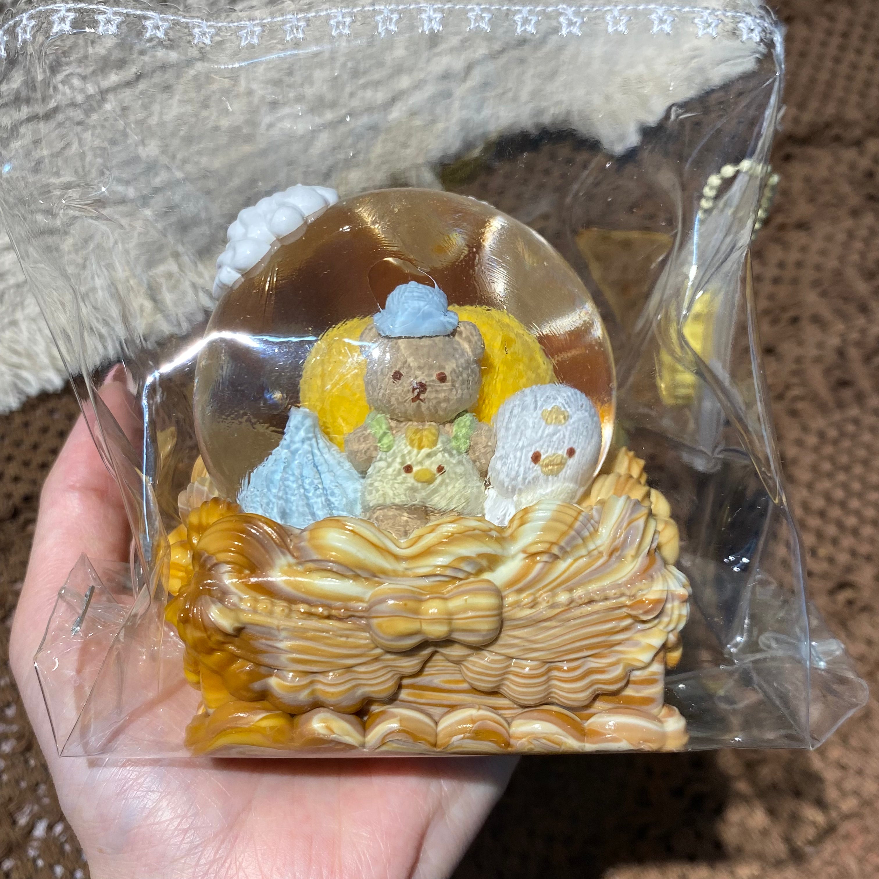 「クマのオルゴールガラス玉」 Squishy stress relief toy