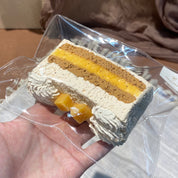 【Earl Grey Orange Cake Slice】Squishy stress relief toy