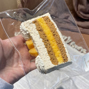 【Earl Grey Orange Cake Slice】Squishy stress relief toy