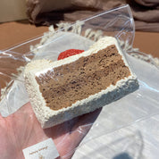 【Sliced Raw Chocolate Cocoa Cake】Squishy stress relief toy