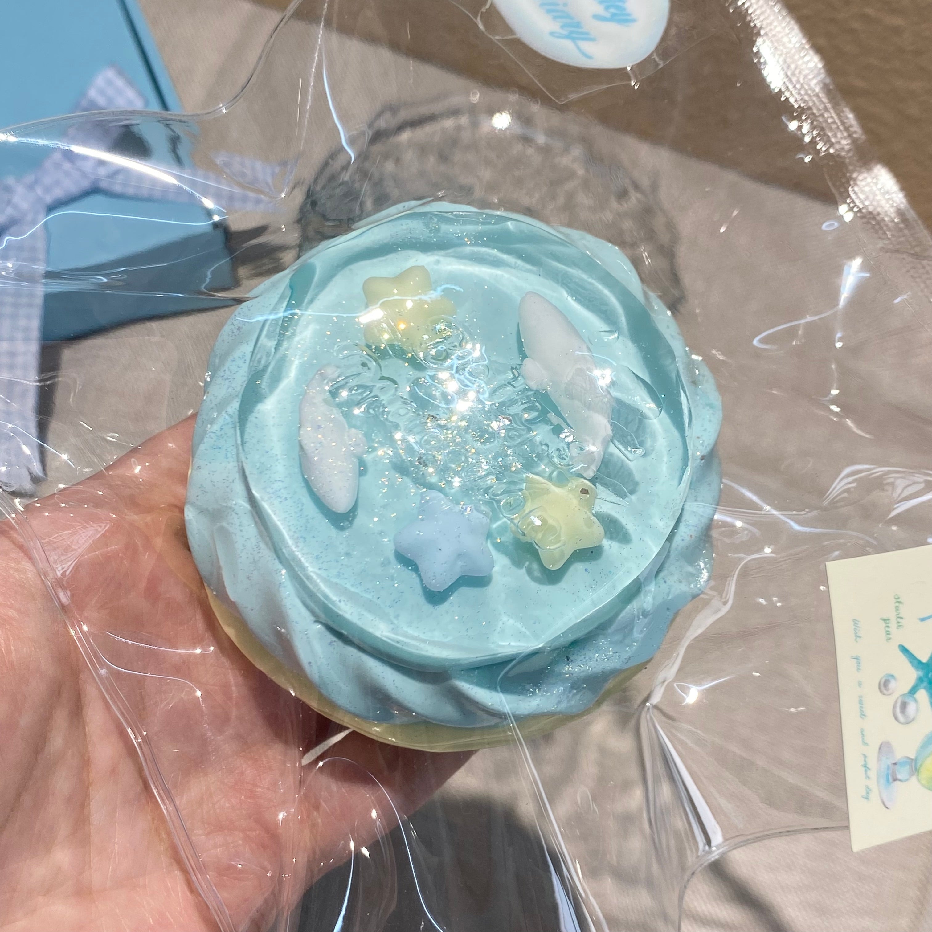 【Glass Seahorse Macaron】Squishy stress relief toy