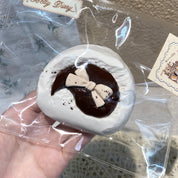 【Bowknot Rich Chocolate Swiss Roll】Squishy stress relief toy