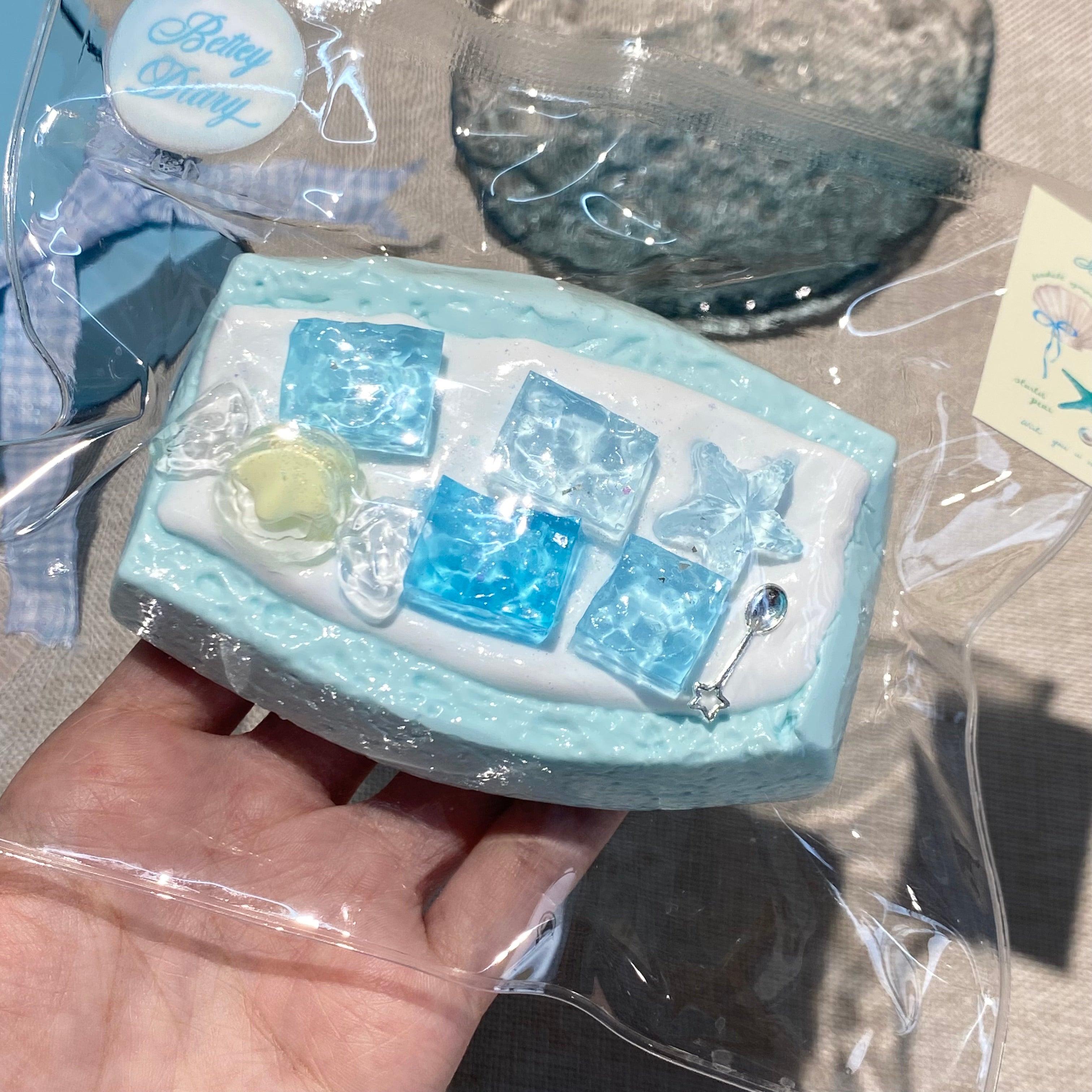 【Mint Jelly Sandwich】Squishy stress relief toy