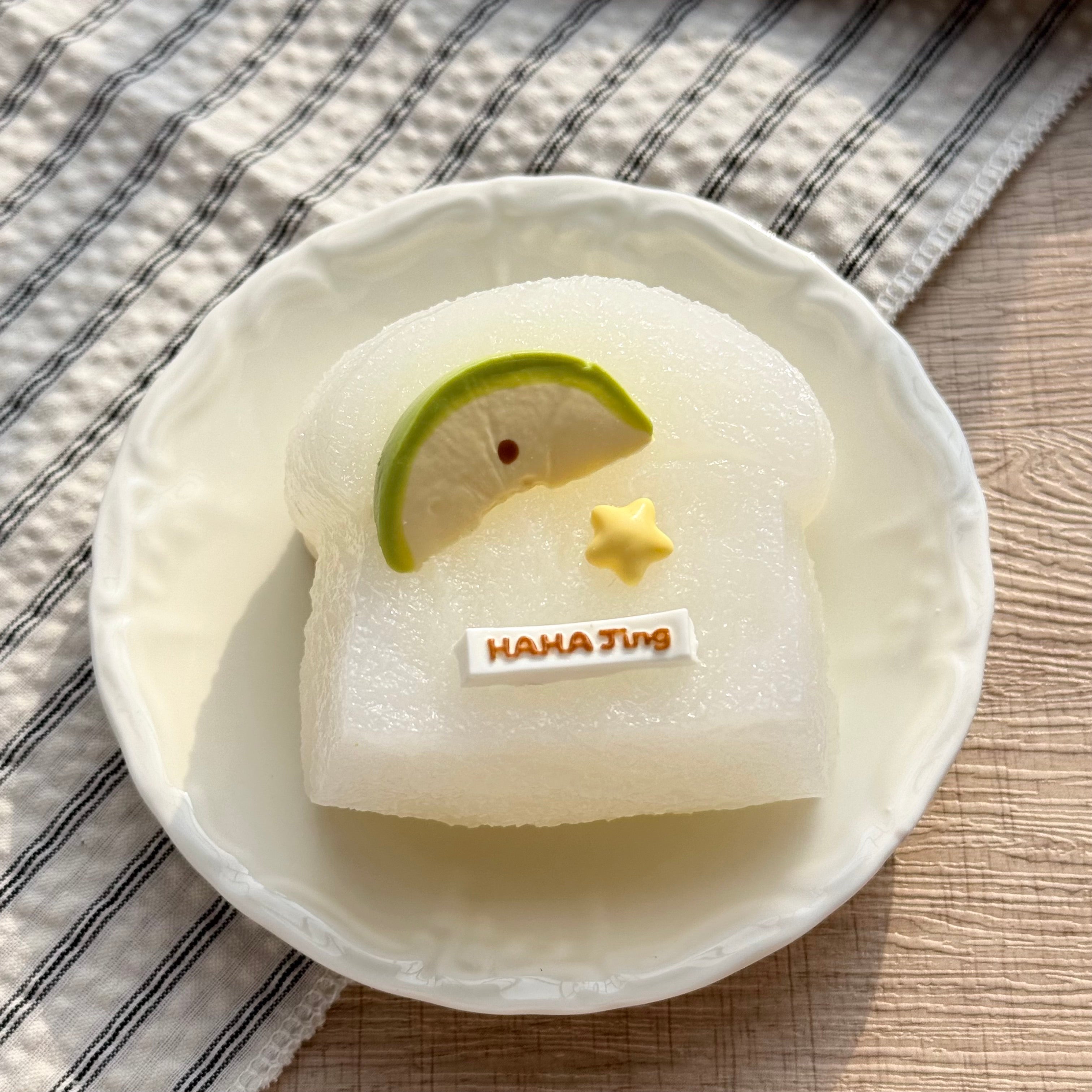 【vocado Sandwich Mushroom Slice】Squishy Stress Relief Toy