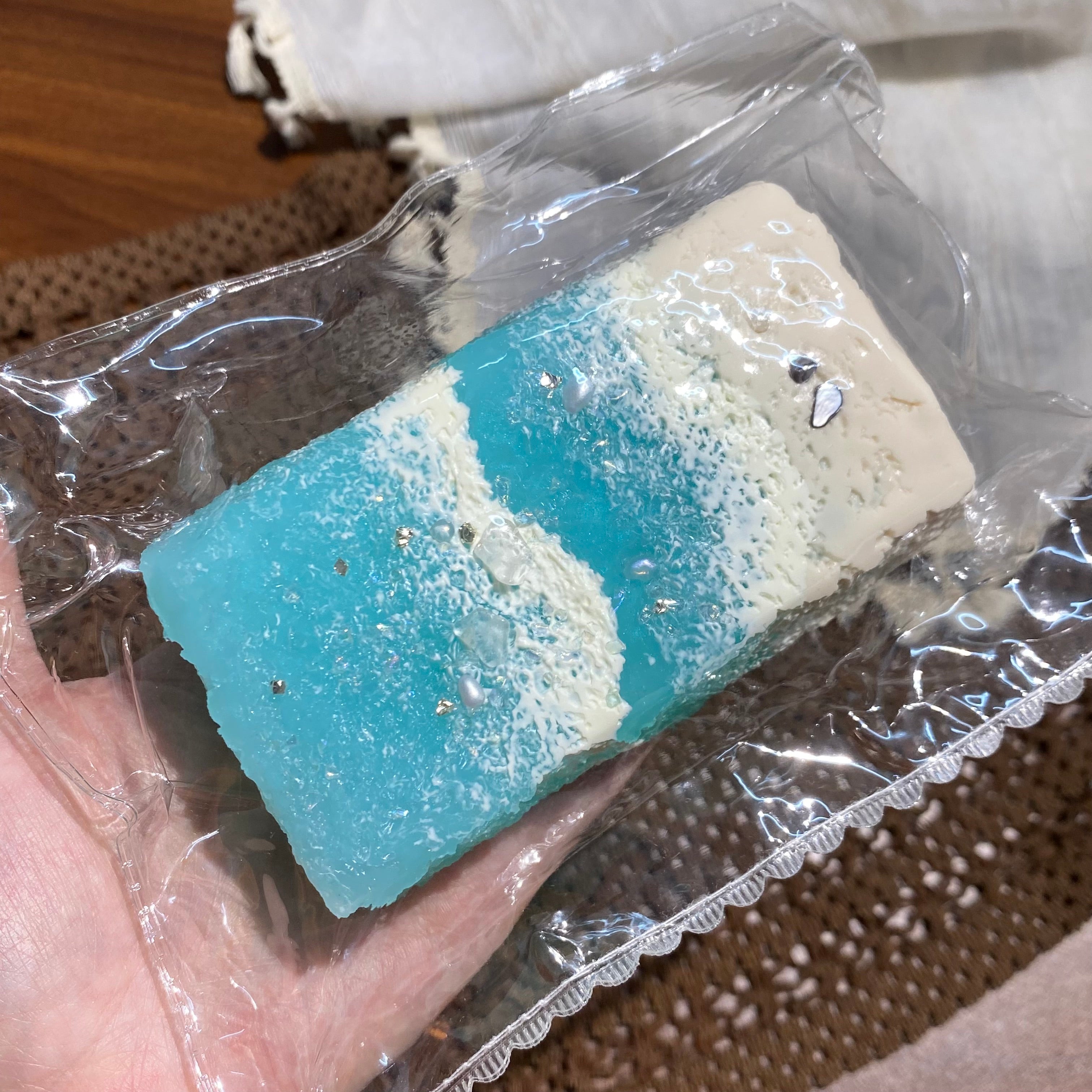 【Blue Ocean Long Toast】Squishy stress relief toy