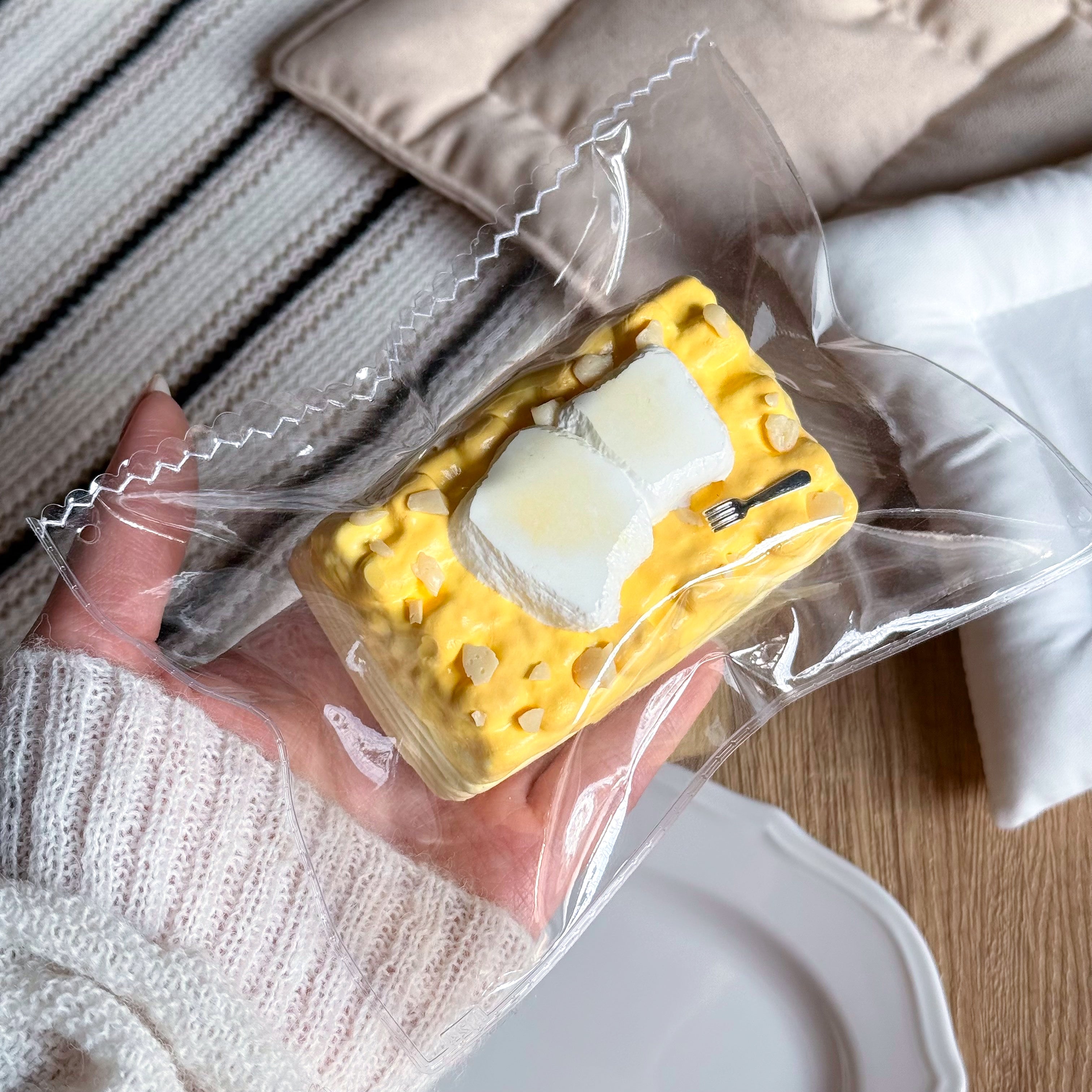 두유 마시멜로 와플 말랑말랑 장난감